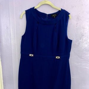 Tahari ASL Royal Blue Dress - Size 14